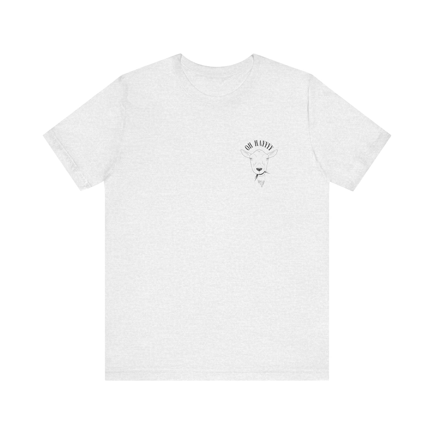 Oh Hayyyy T Shirt (pocket design)