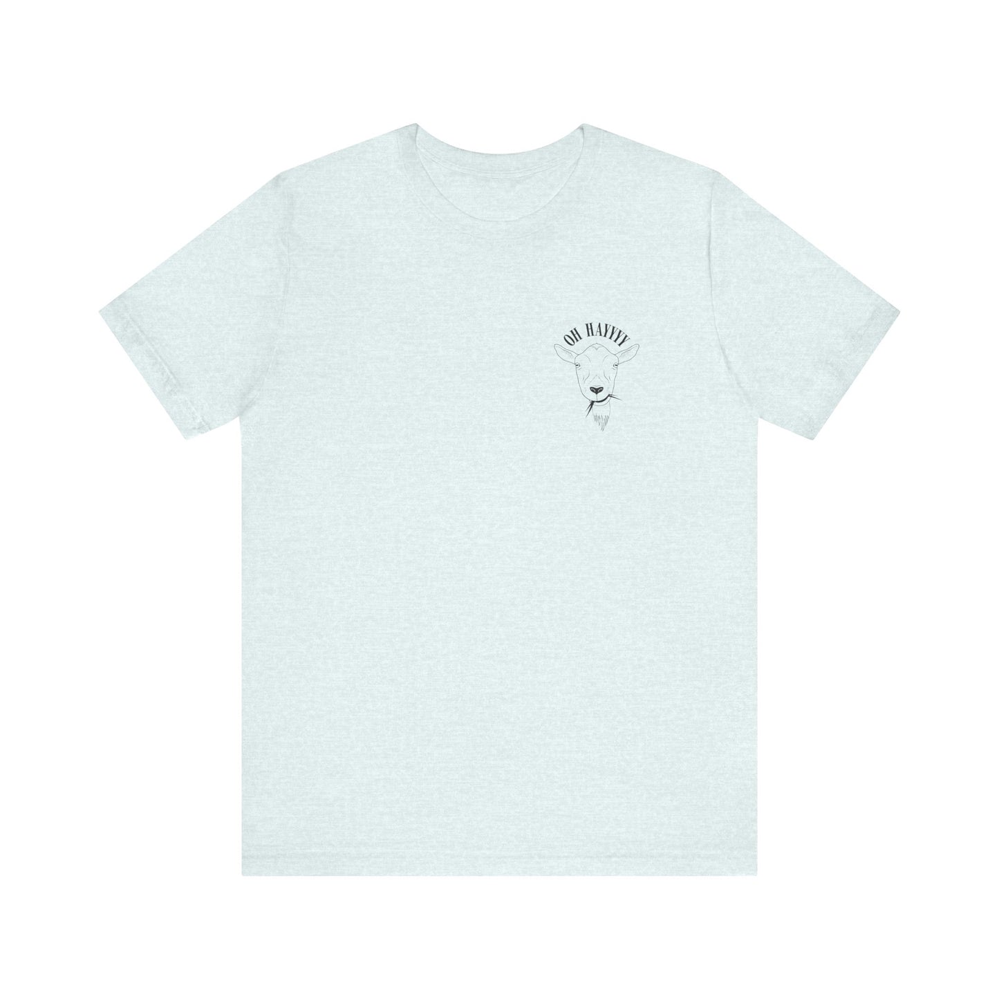 Oh Hayyyy T Shirt (pocket design)