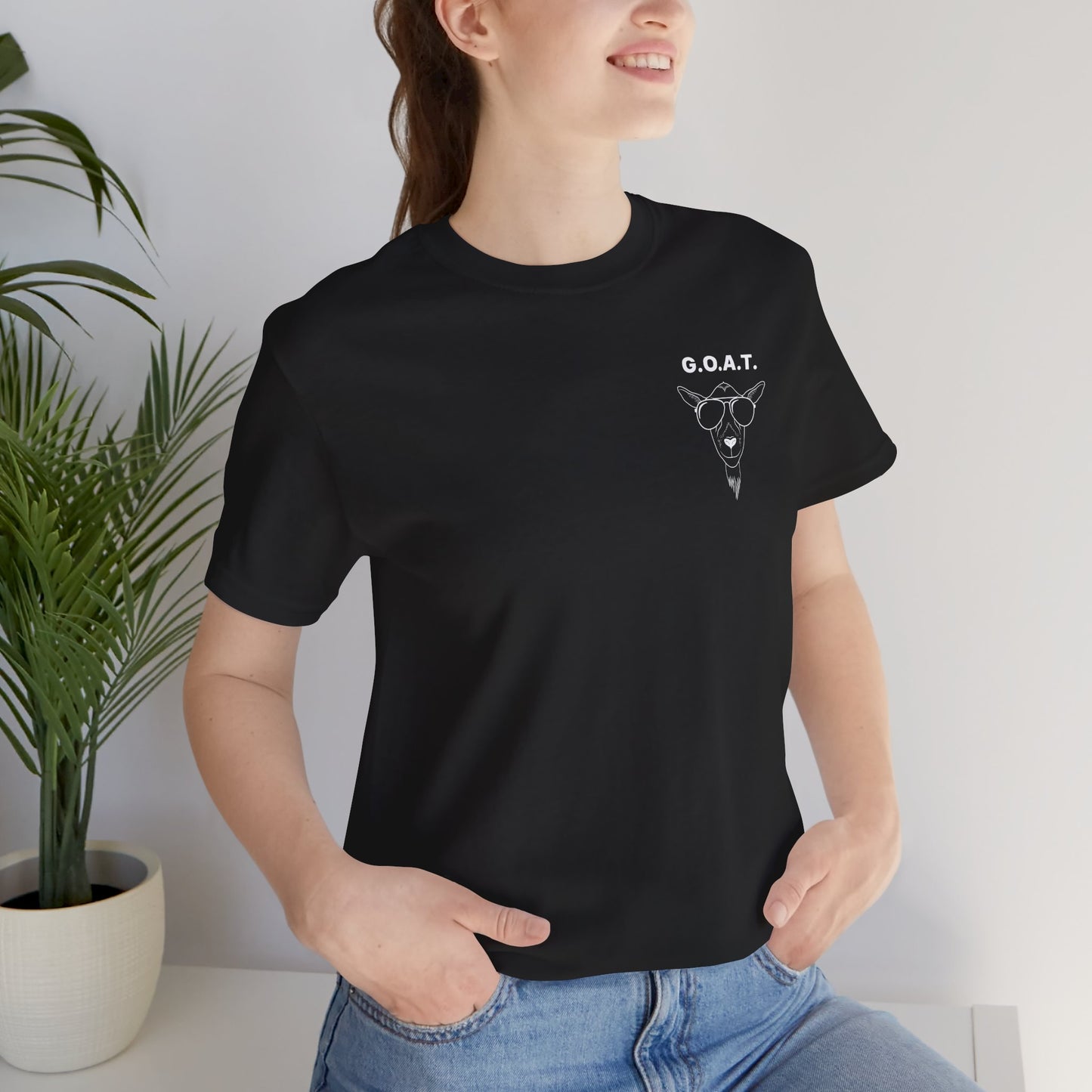 G.O.A.T. T Shirt (pocket design)