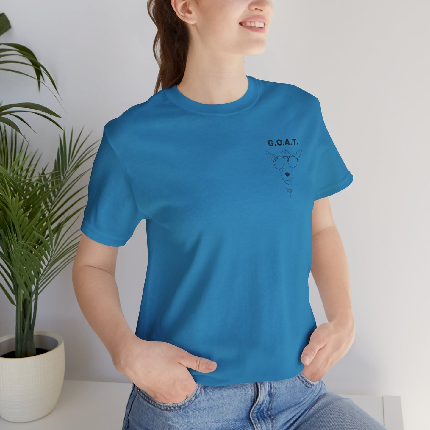 G.O.A.T. T Shirt (pocket design)