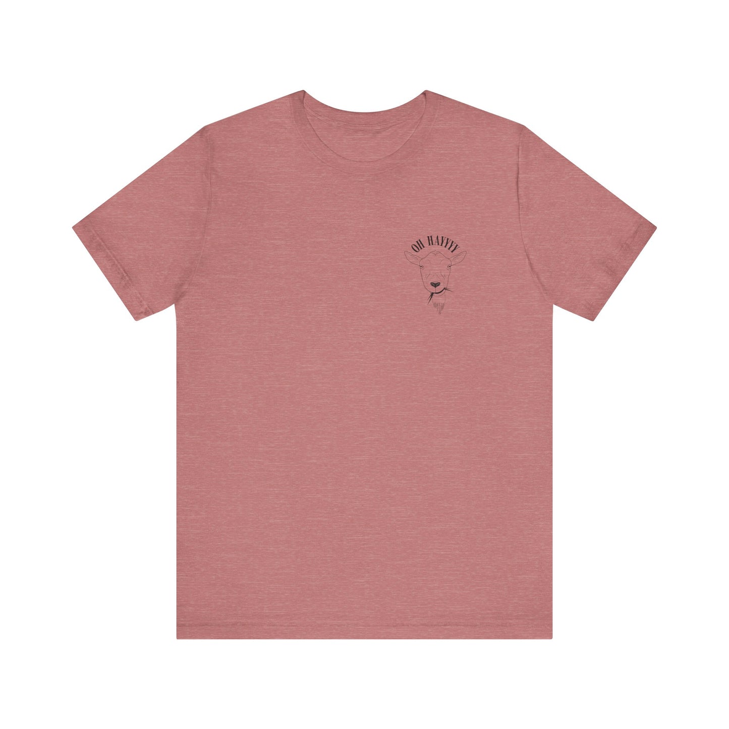 Oh Hayyyy T Shirt (pocket design)