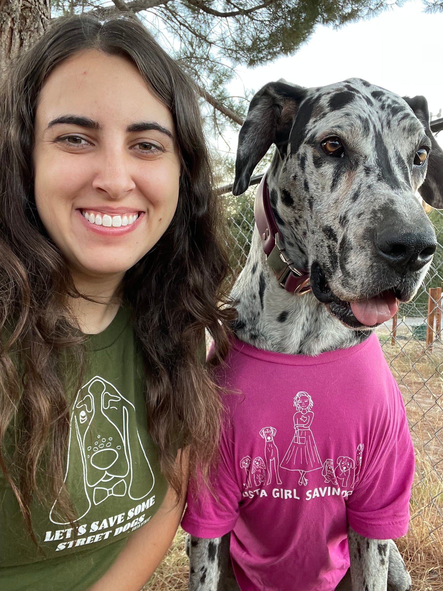 Just a Girl Saving Dogs Wayne Save Street Dogs T Shirt