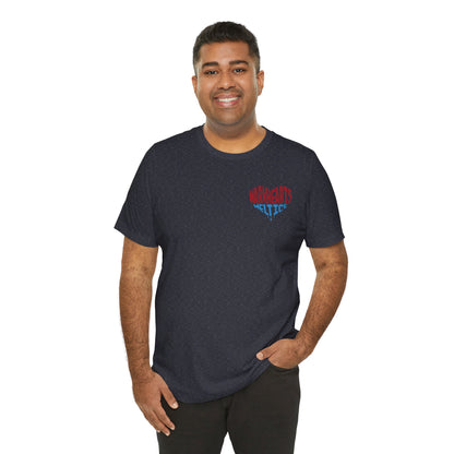 Warm Hearts Melt Ice T Shirt (pocket design)