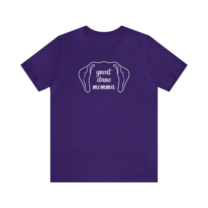 Great Dane Momma Ears T Shirt