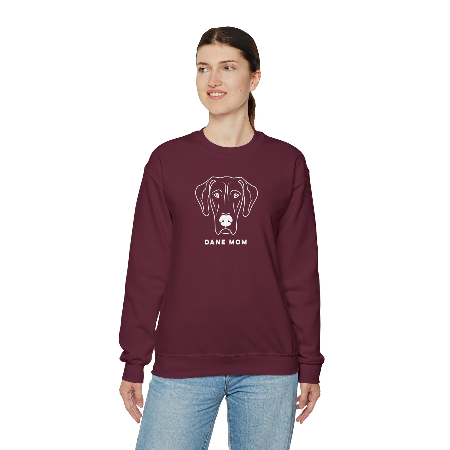 Dane Mom Unisex Heavy Blend™ Crewneck Sweatshirt