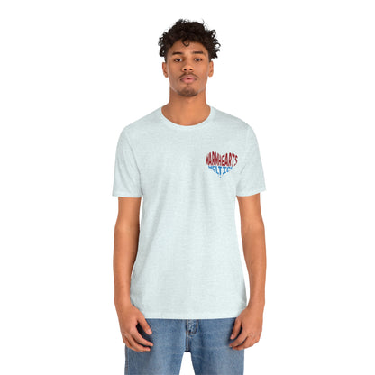 Warm Hearts Melt Ice T Shirt (pocket design)