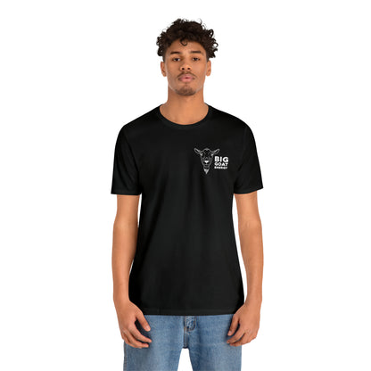 Big Goat Energy T Shirt (pocket design)