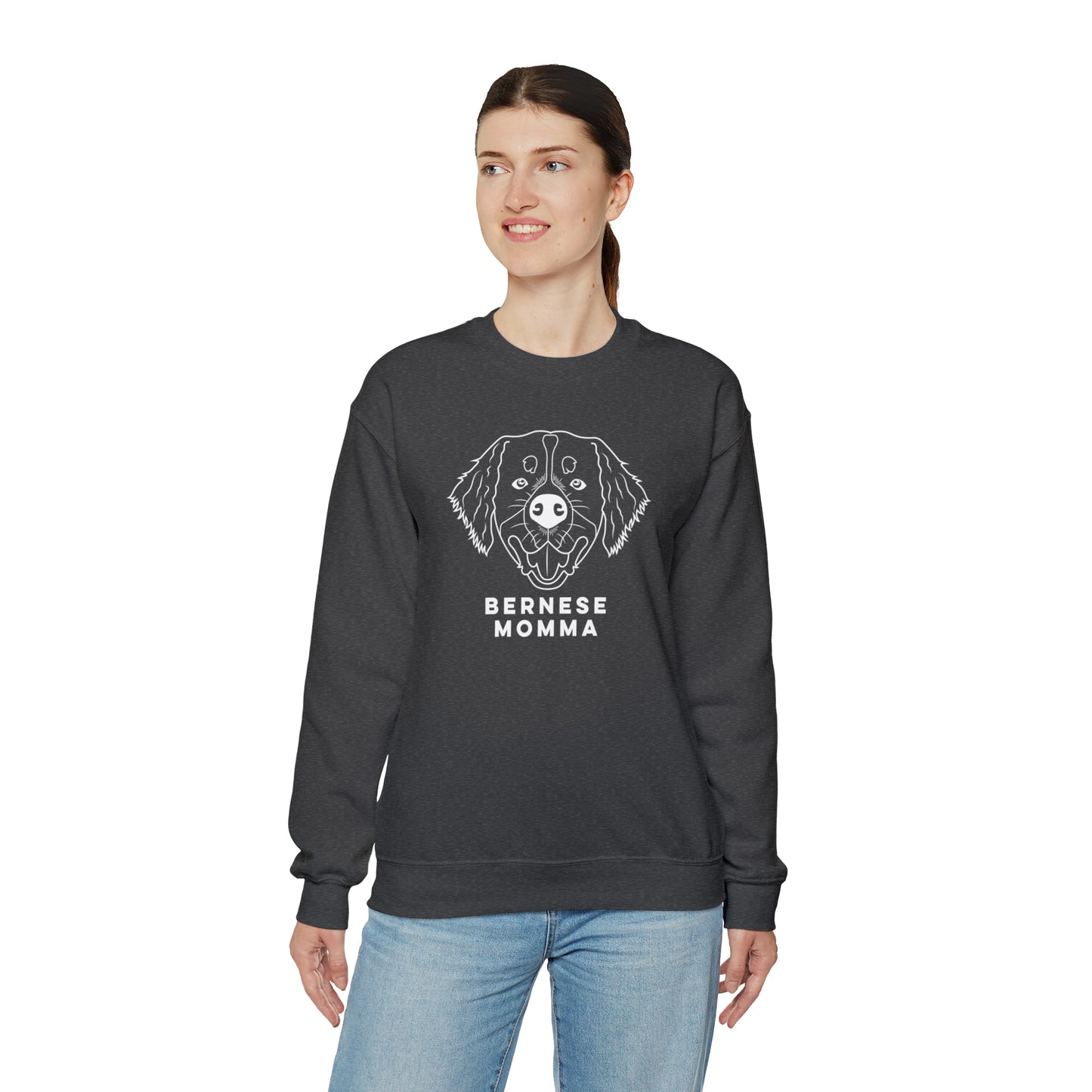 Bernese Momma Unisex Heavy Blend™ Crewneck Sweatshirt