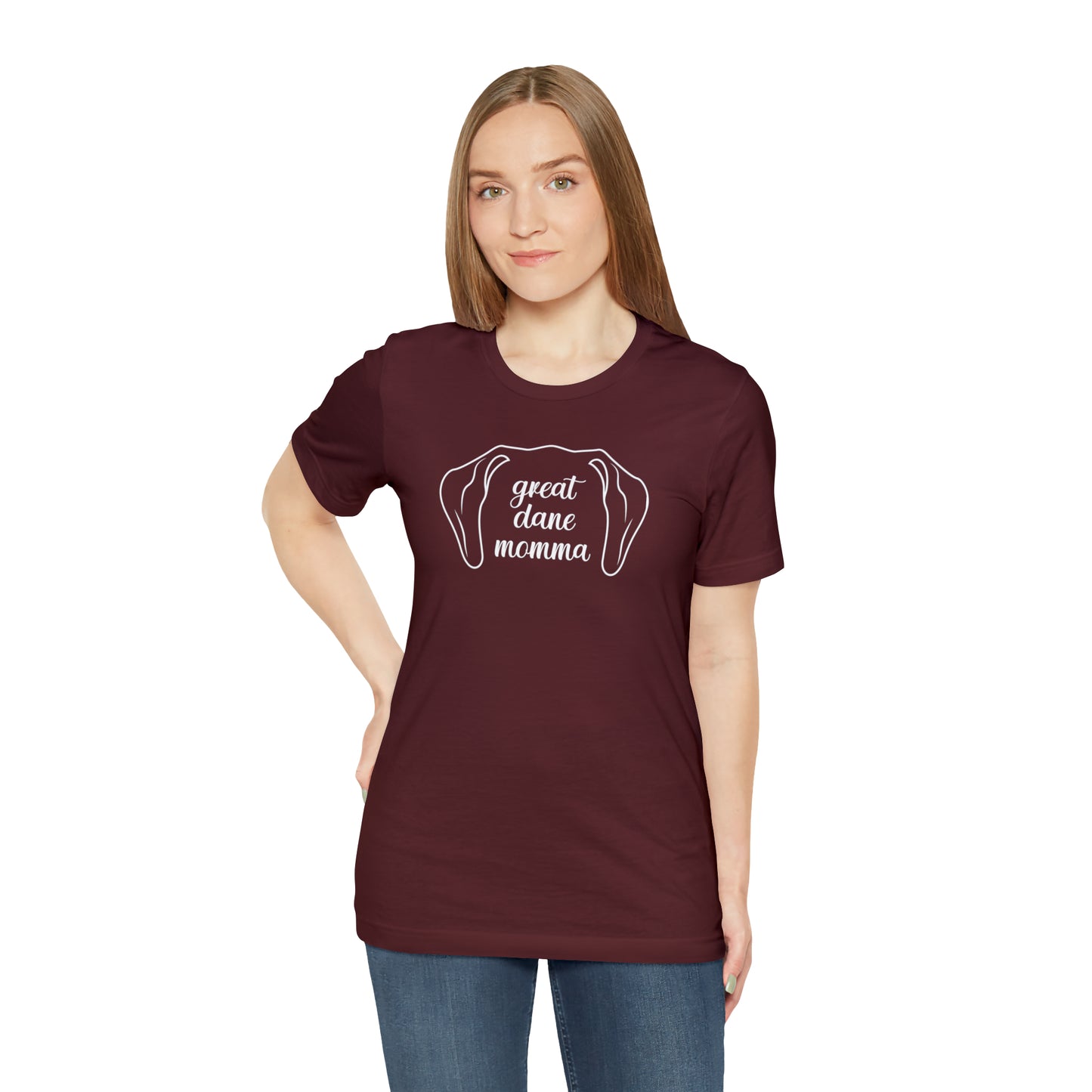 Great Dane Momma Ears T Shirt