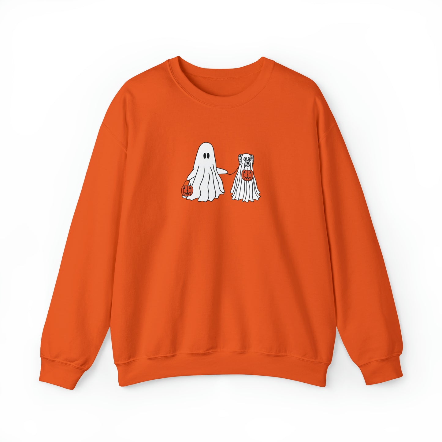 Howl-oween Ghost Dog Unisex Heavy Blend™ Crewneck Sweatshirt