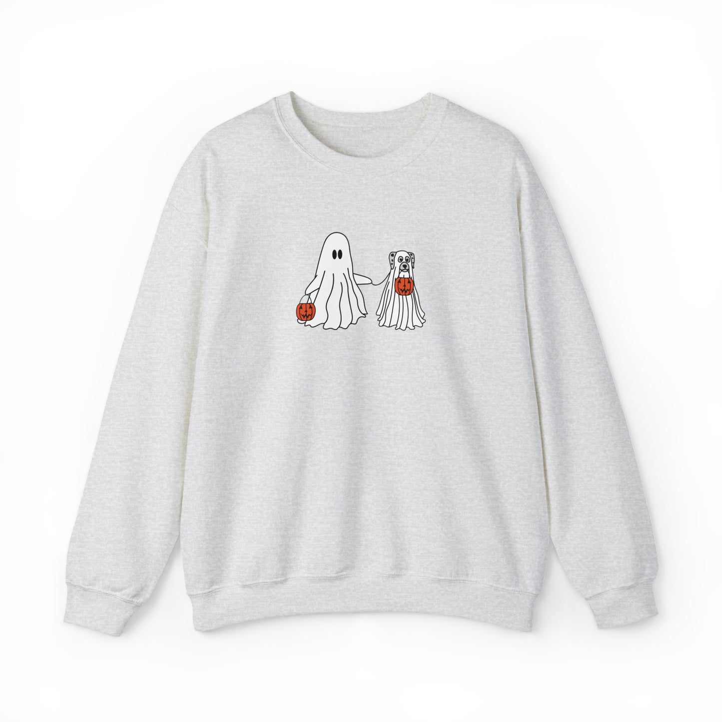 Howl-oween Ghost Dog Unisex Heavy Blend™ Crewneck Sweatshirt