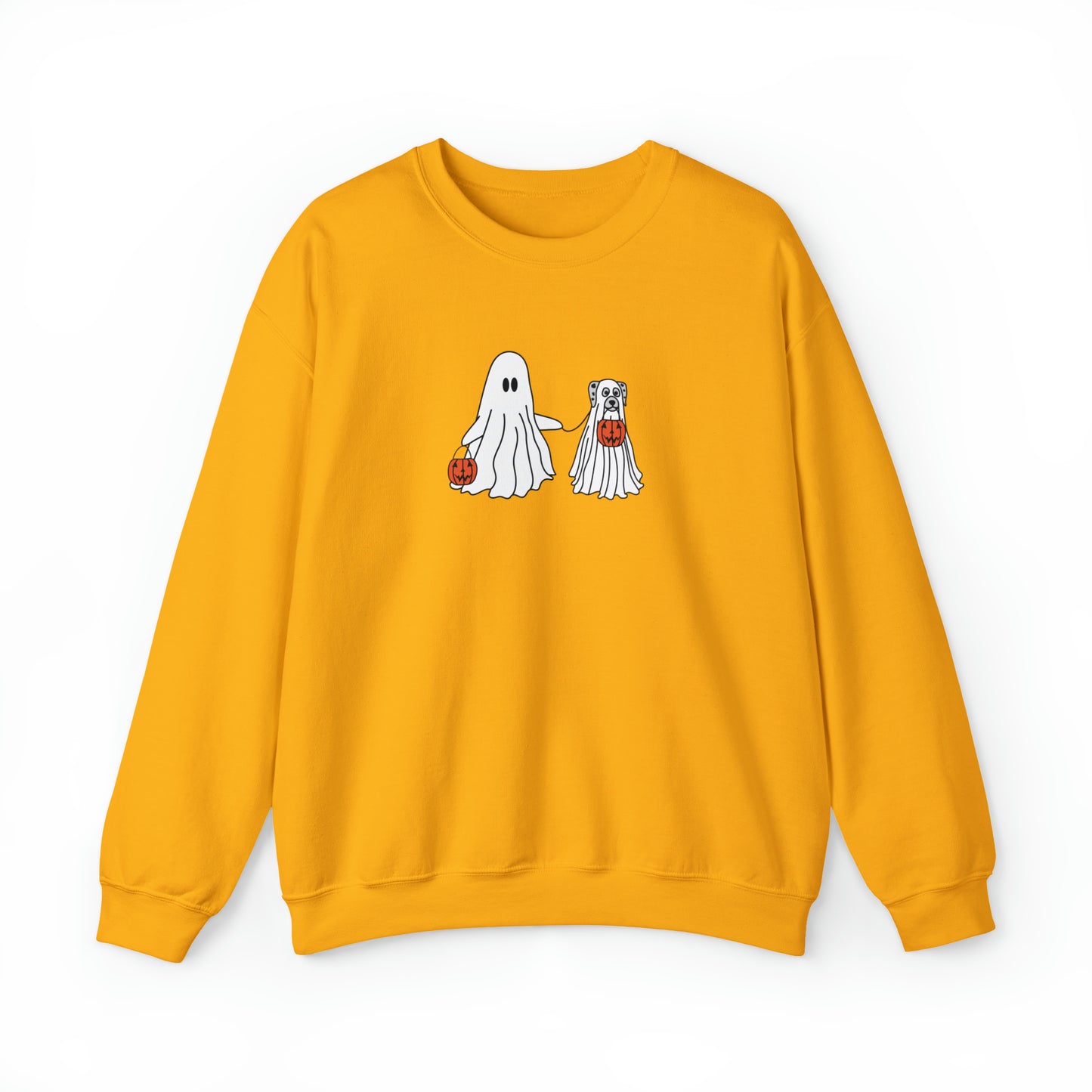 Howl-oween Ghost Dog Unisex Heavy Blend™ Crewneck Sweatshirt