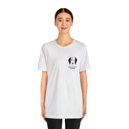 Dalmatian Momma T Shirt (pocket design)