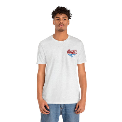 Warm Hearts Melt Ice T Shirt (pocket design)