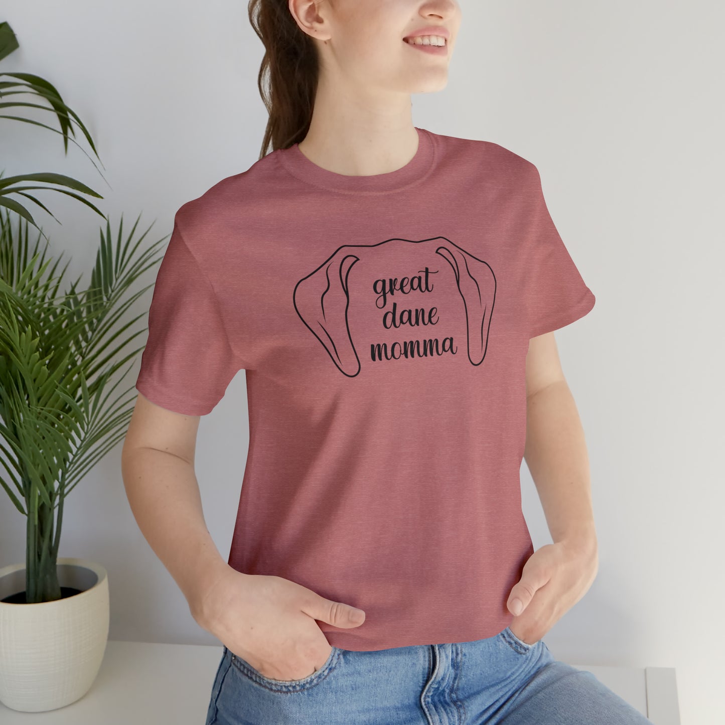 Great Dane Momma Ears T Shirt