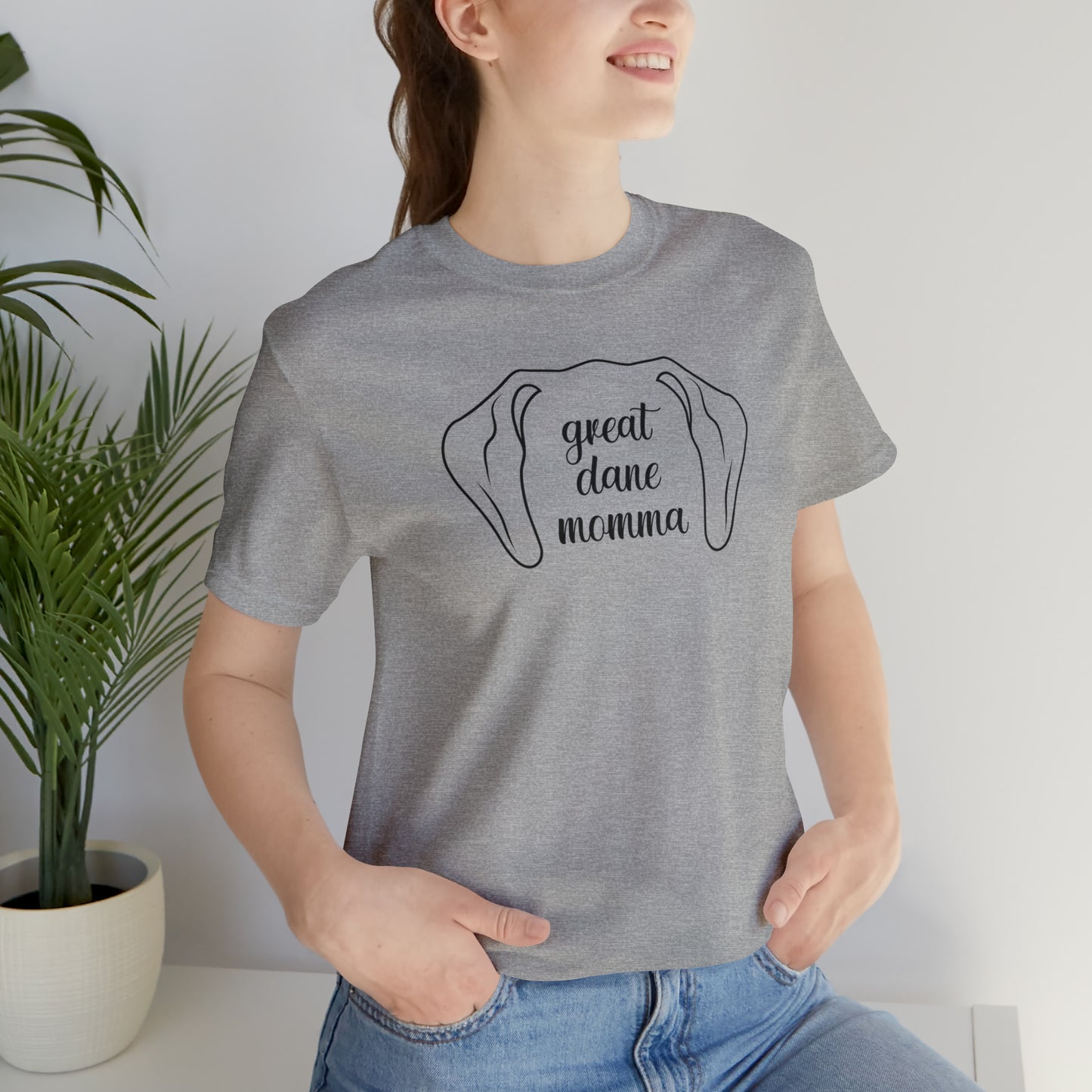 Great Dane Momma Ears T Shirt