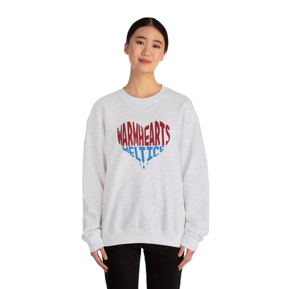 Warm Hearts Melt Ice Unisex Heavy Blend™ Crewneck Sweatshirt
