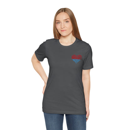 Warm Hearts Melt Ice T Shirt (pocket design)