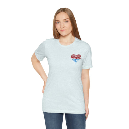 Warm Hearts Melt Ice T Shirt (pocket design)