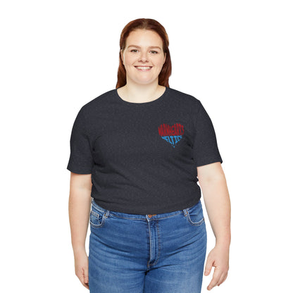 Warm Hearts Melt Ice T Shirt (pocket design)