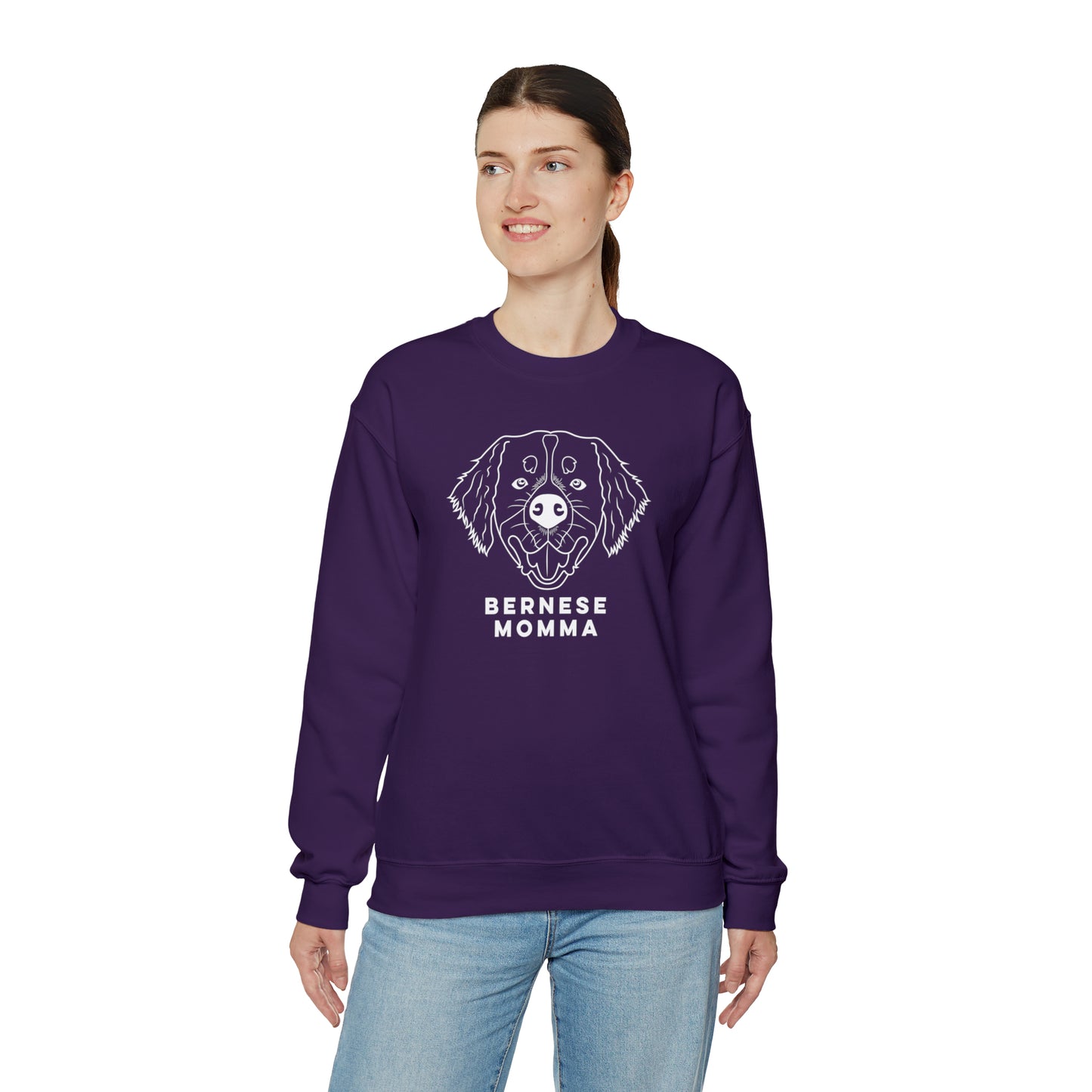 Bernese Momma Unisex Heavy Blend™ Crewneck Sweatshirt