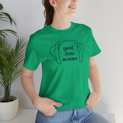 Great Dane Momma Ears T Shirt