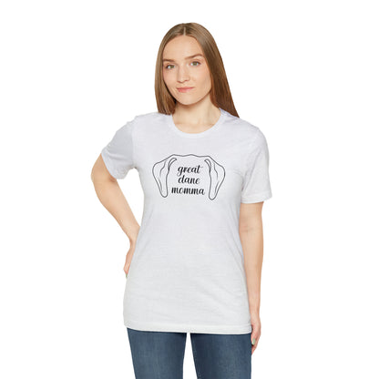 Great Dane Momma Ears T Shirt