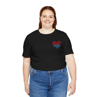 Warm Hearts Melt Ice T Shirt (pocket design)