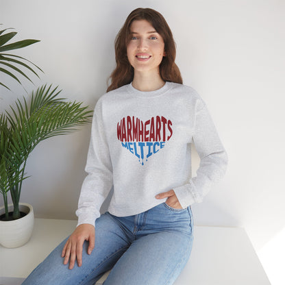 Warm Hearts Melt Ice Unisex Heavy Blend™ Crewneck Sweatshirt
