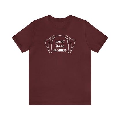 Great Dane Momma Ears T Shirt