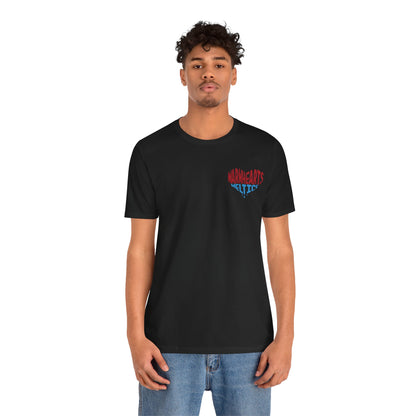 Warm Hearts Melt Ice T Shirt (pocket design)
