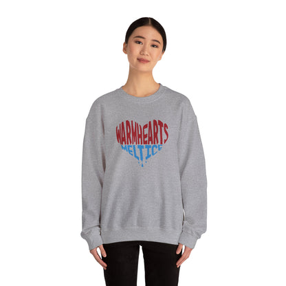 Warm Hearts Melt Ice Unisex Heavy Blend™ Crewneck Sweatshirt