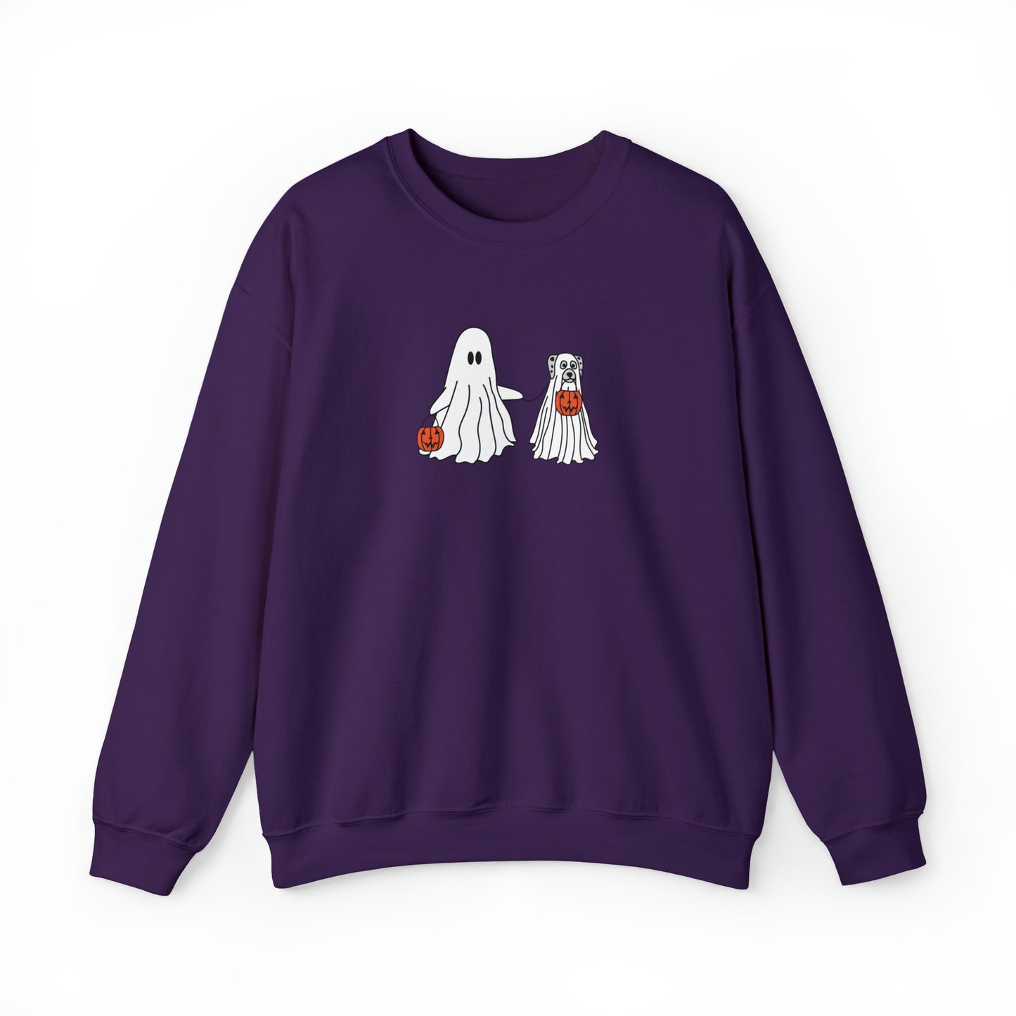 Howl-oween Ghost Dog Unisex Heavy Blend™ Crewneck Sweatshirt