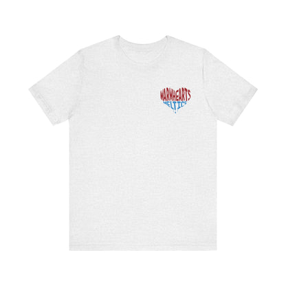 Warm Hearts Melt Ice T Shirt (pocket design)