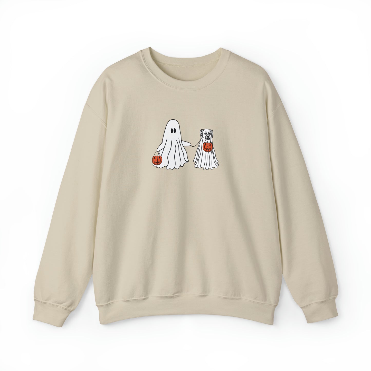 Howl-oween Ghost Dog Unisex Heavy Blend™ Crewneck Sweatshirt