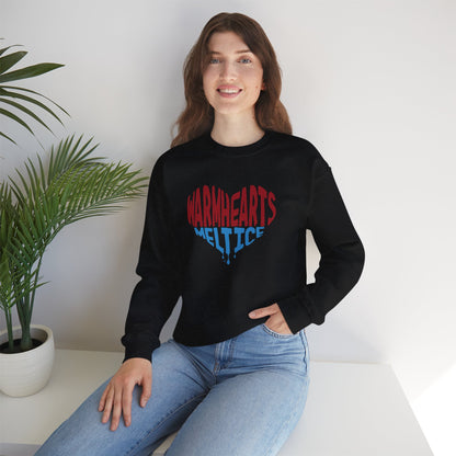 Warm Hearts Melt Ice Unisex Heavy Blend™ Crewneck Sweatshirt