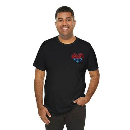 Warm Hearts Melt Ice T Shirt (pocket design)