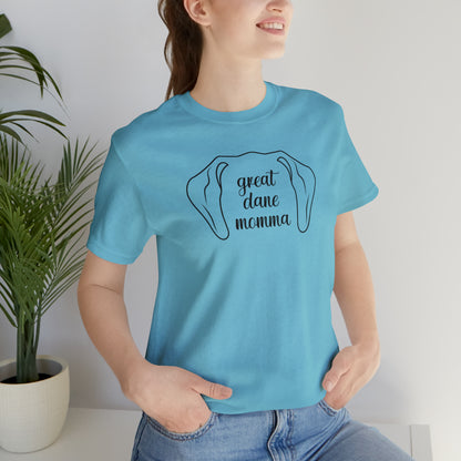 Great Dane Momma Ears T Shirt