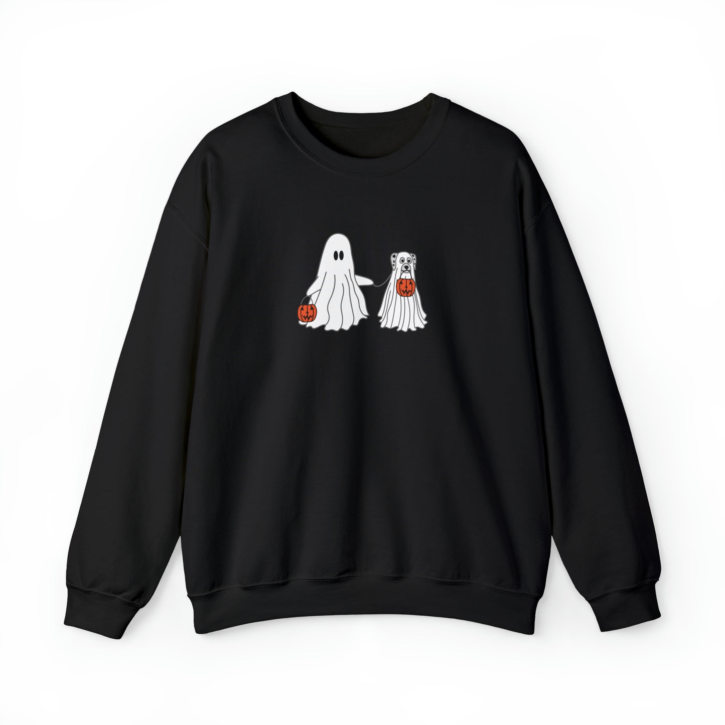 Howl-oween Ghost Dog Unisex Heavy Blend™ Crewneck Sweatshirt