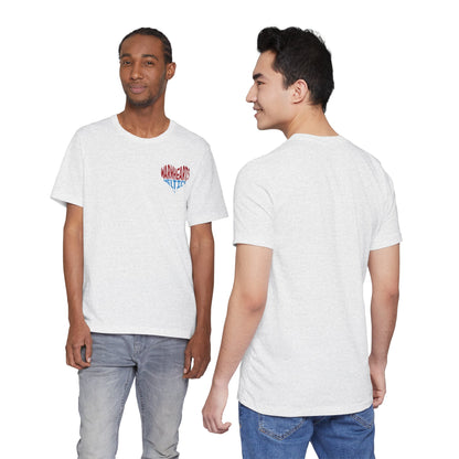 Warm Hearts Melt Ice T Shirt (pocket design)