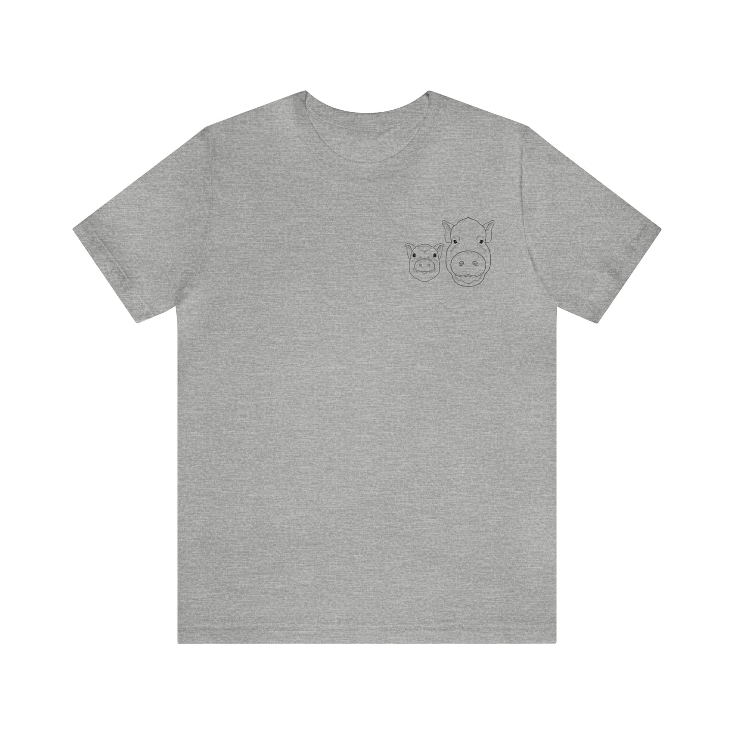 Pigs T Shirt (pocket design)