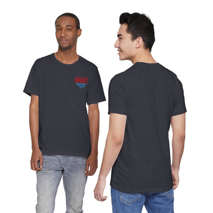Warm Hearts Melt Ice T Shirt (pocket design)