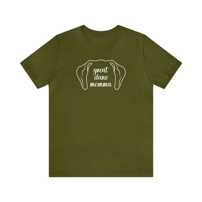 Great Dane Momma Ears T Shirt