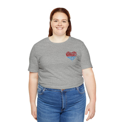 Warm Hearts Melt Ice T Shirt (pocket design)