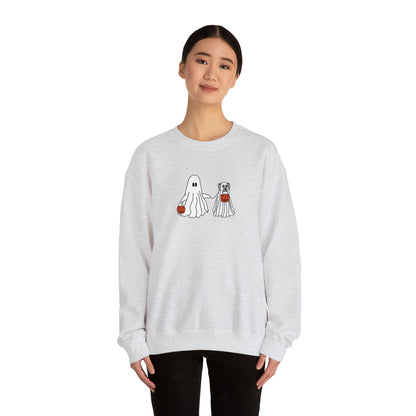 Howl-oween Ghost Dog Unisex Heavy Blend™ Crewneck Sweatshirt