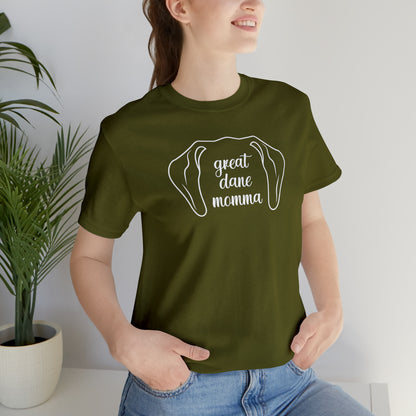 Great Dane Momma Ears T Shirt