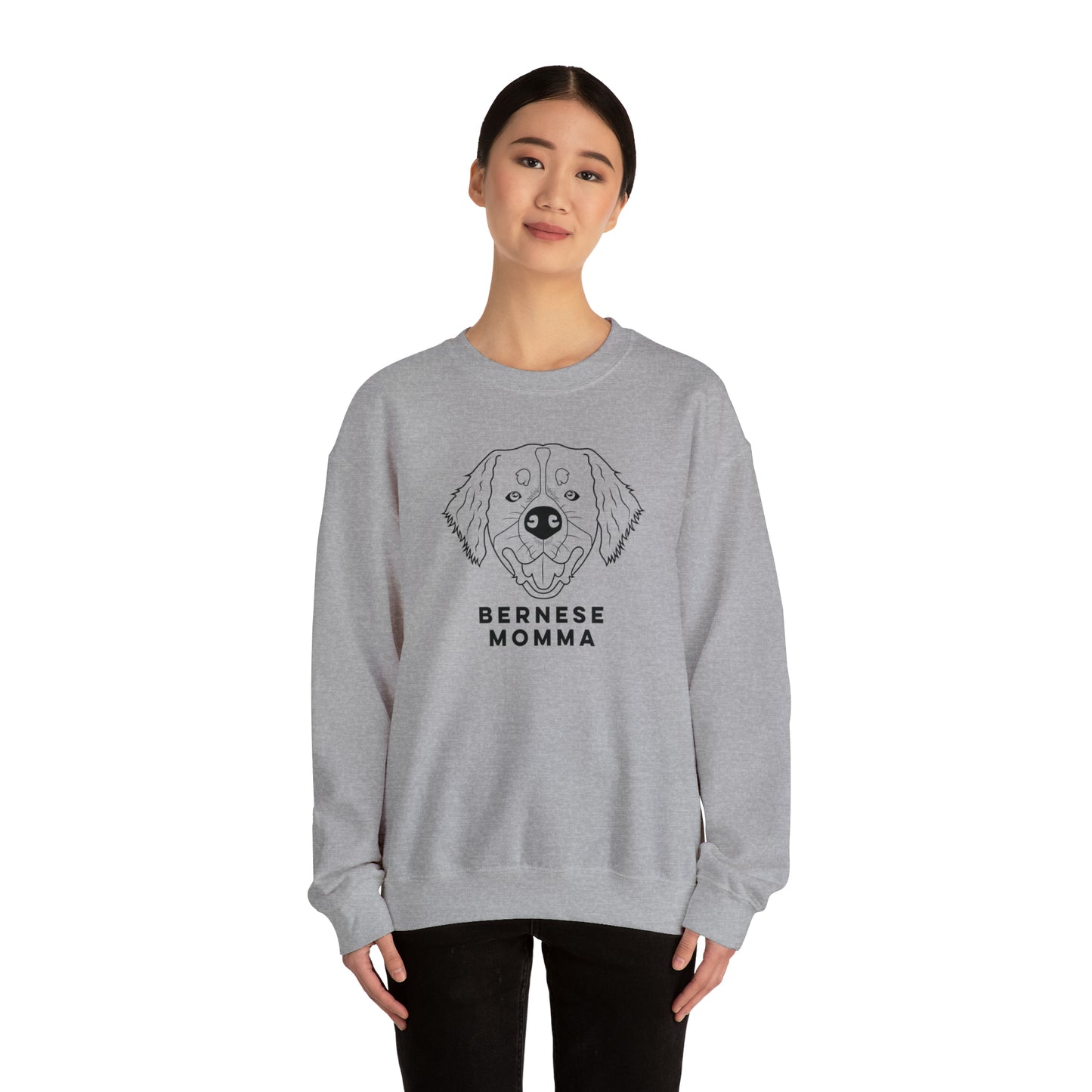 Bernese Momma Unisex Heavy Blend™ Crewneck Sweatshirt