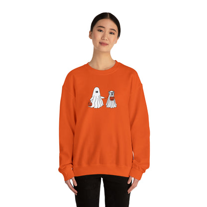 Howl-oween Ghost Dog Unisex Heavy Blend™ Crewneck Sweatshirt