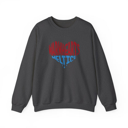 Warm Hearts Melt Ice Unisex Heavy Blend™ Crewneck Sweatshirt