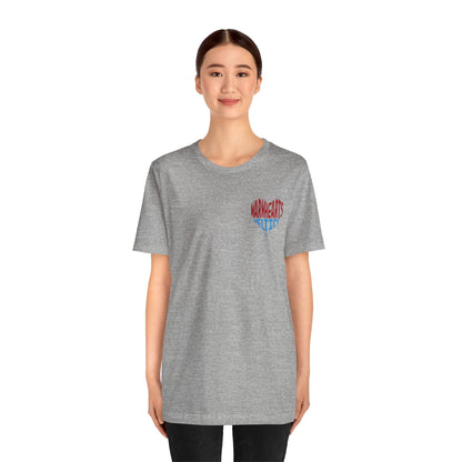 Warm Hearts Melt Ice T Shirt (pocket design)